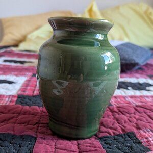 Pisgah Forest Pottery Green Vase 1954